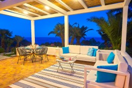 Villa Gaia Scopello in Sicily for Rent | Evening on the terrace