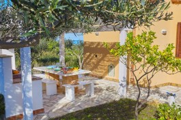 Villa Gaia Scopello in Sicily for Rent | Barbecue zone