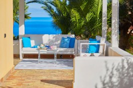 Villa Gaia Scopello in Sicily for Rent | Terrace with the sea view