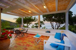 Villa Ginestra in Sicily for Rent | Sunset on terrace