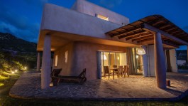 Luxury Villa Luxi in Sardinia for Rent | Villa with private pool - Evening on Terrace