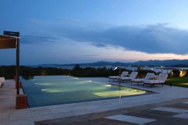 Luxury Villa Alba in Sardinia for Rent | Villa with private pool and sea view - evening