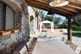 Luxury Villa Mila in Sicily for Rent | Villa with Pool and Seaview - Table on Terrace