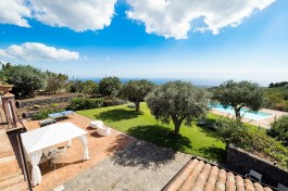 Luxury Villa Mila in Sicily for Rent | Villa with Pool and Seaview - View from Terrace
