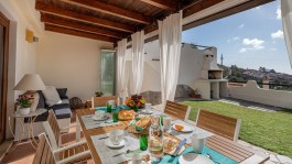 Luxury Villa Mirto in Sardinia for Rent | Villa with pool and sea view - breakfast on terrace