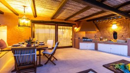 Luxury Villa Paradiso in Sardinia for Rent | Villa with Pool and Sea View - Outside Kitchen