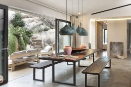Luxury Villa Porto Rafael in Sardinia for Rent | Living room and terrace