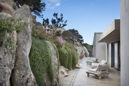Luxury Villa Porto Rafael in Sardinia for Rent | Terrace with chairs