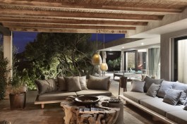Luxury Villa Porto Rafael in Sardinia for Rent | Night on terrace