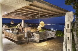 Luxury Villa Porto Rafael in Sardinia for Rent | Night on the terrace