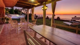 Luxury Villa Punta Tramontana in Sardinia for Rent | Sunset on Terrace