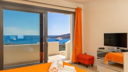 Luxury Villa Purple in Sardinia for Rent | Villa with Pool and Sea View - View from Window
