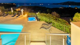 Luxury Villa Purple in Sardinia for Rent | Villa with Pool and Sea View - Night View