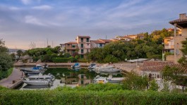 Luxury Villa Rudargia in Sardinia for Rent | Villa with private pool - sunset at port
