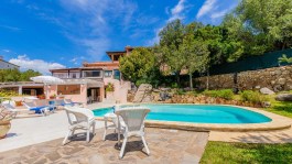 Luxury Villa Rudargia in Sardinia for Rent | Villa with private pool - view from the pool