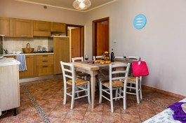 Apartment in Villetta Dino in Tuscany for Rent | Kitchen and Living Room